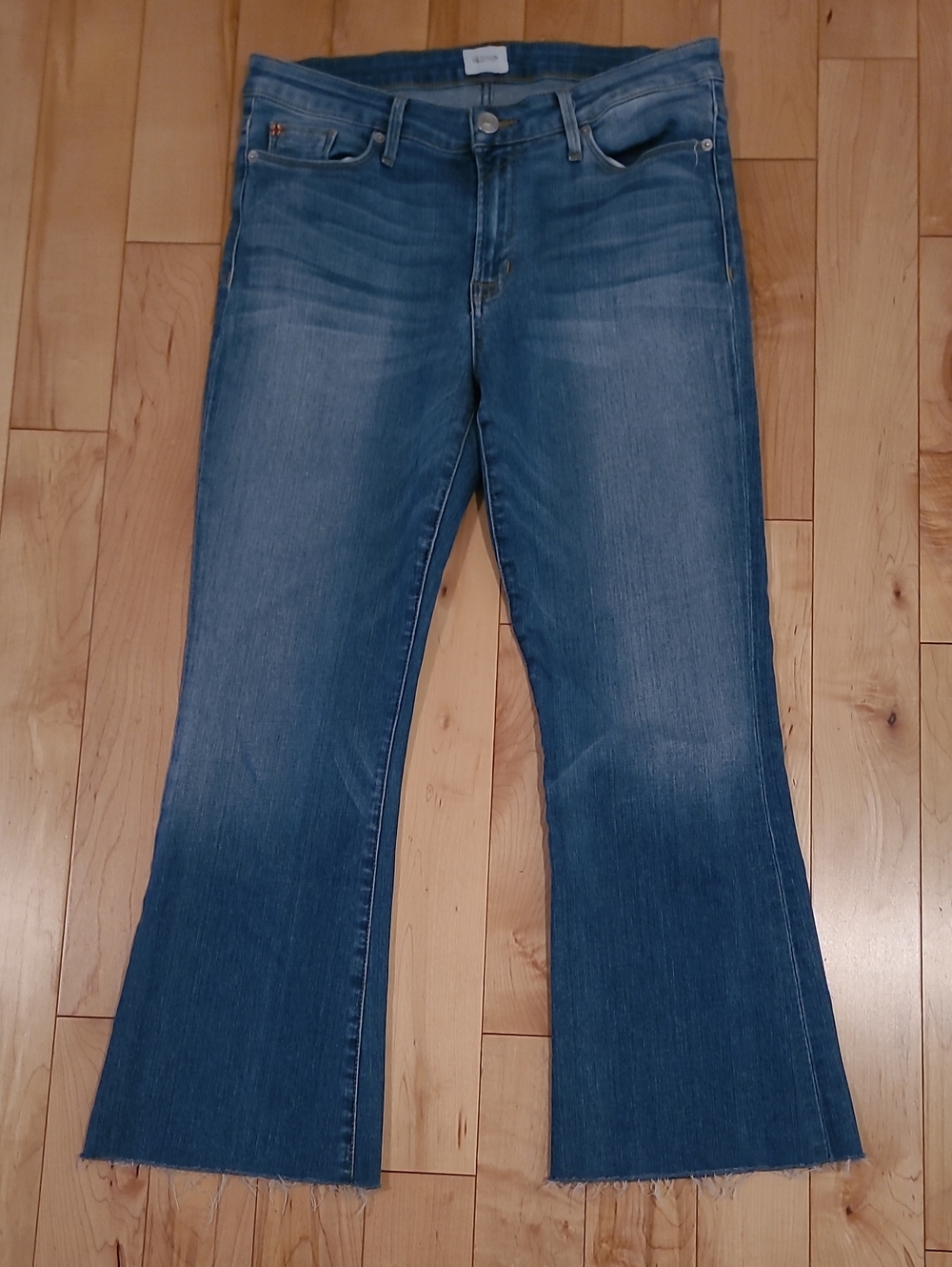 Hudson Jeans Women's Size 30 Cropped Wide-Leg Denim